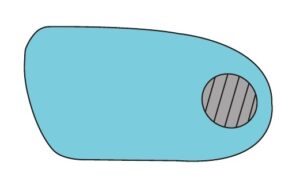 Heel Spur Cutout
